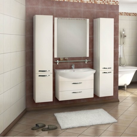 Тумба с раковиной Aquaton Ария 80 М