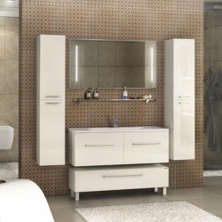 Тумба с раковиной Aquaton Мадрид 120 М 2 ящика